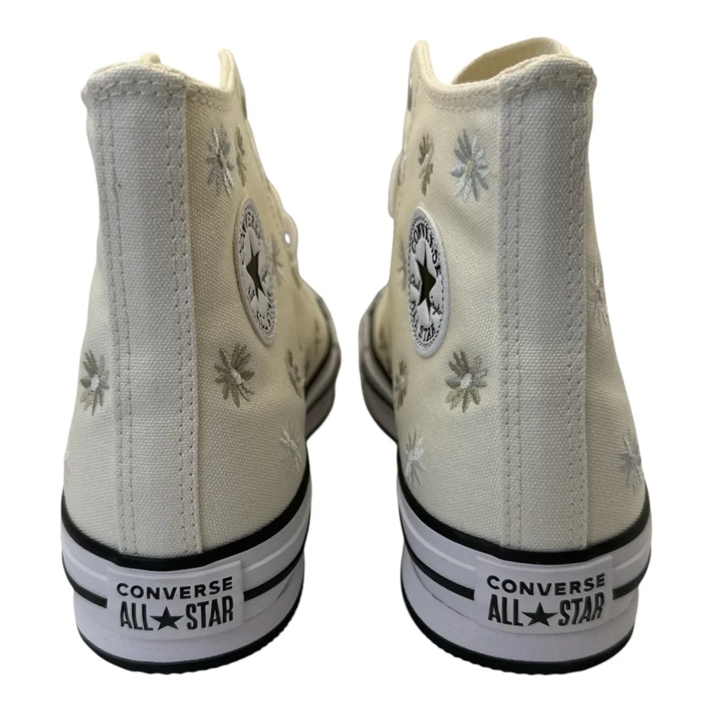 Converse Kids' Girl Chuck Taylor All Star Eva Lift High Top Embroidery Sneaker 6